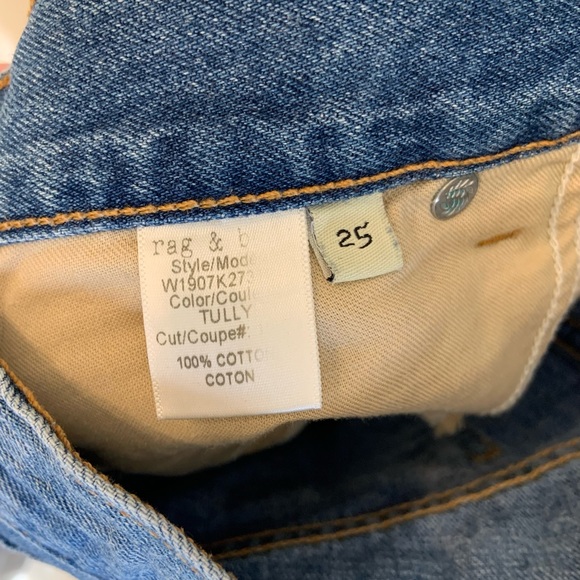 rag & bone cut-off jean shorts - Picture 4 of 4